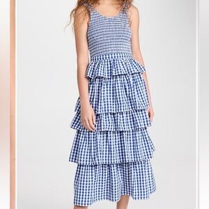 RHODE Nia Dress NWT Toulouse Gingham